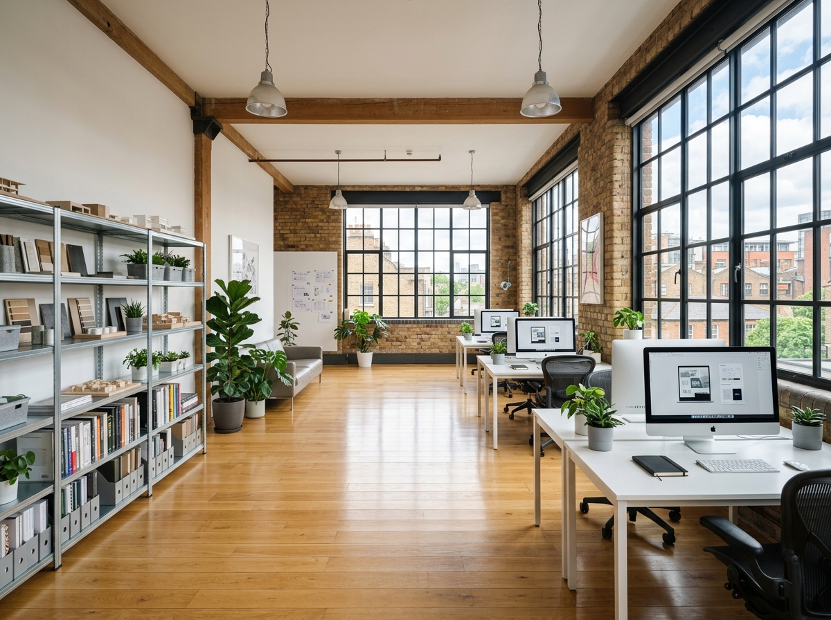 Shoreditch studio after weekly clean